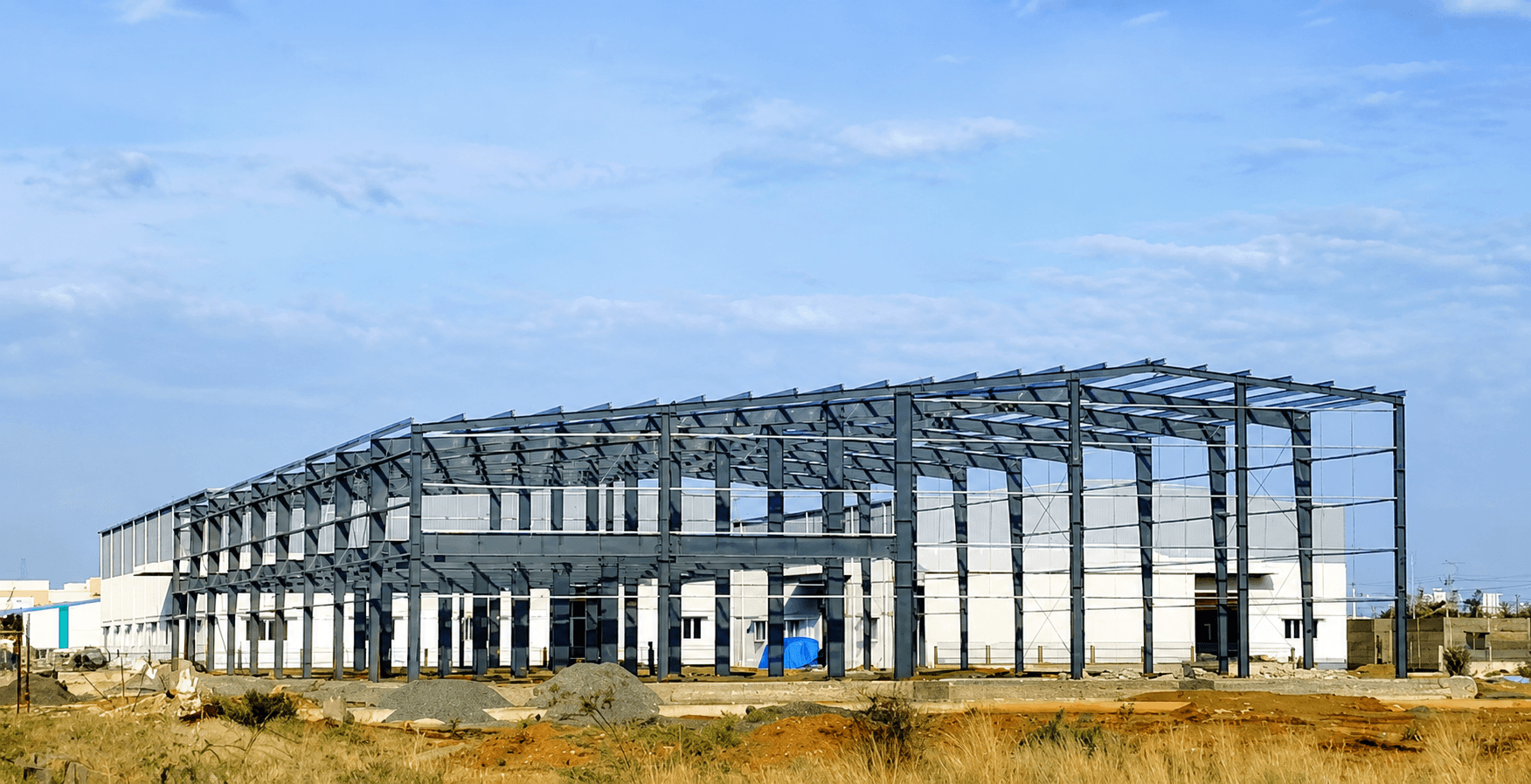 Pre-Engineered Building Modern Steel Warehouse Factory
